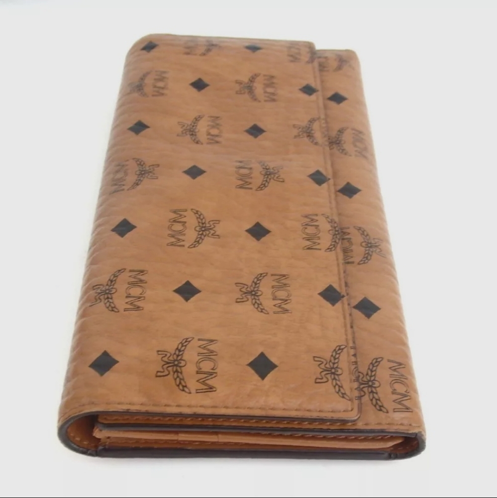 MCM PVC/Leather Visetos Long Wallet - Picture 11 of 13
